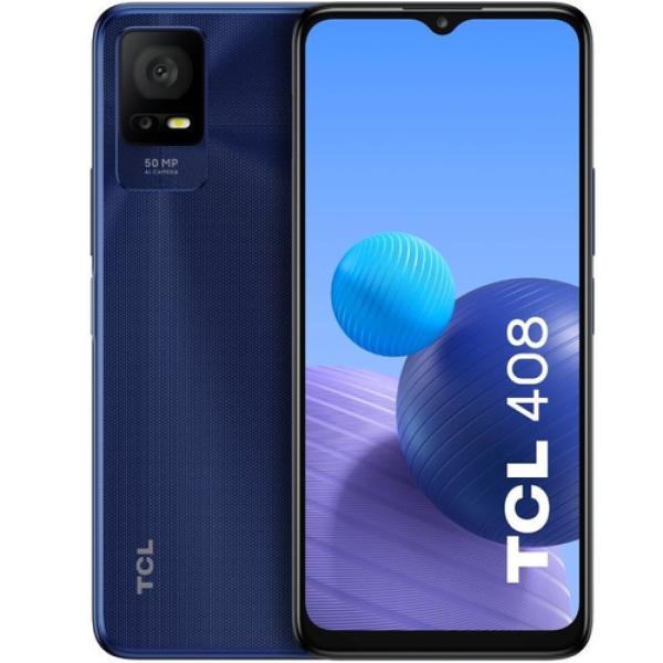 Smartphone TCL 408 4GB/ 64GB/ 6.6'/ Azul Medianoche