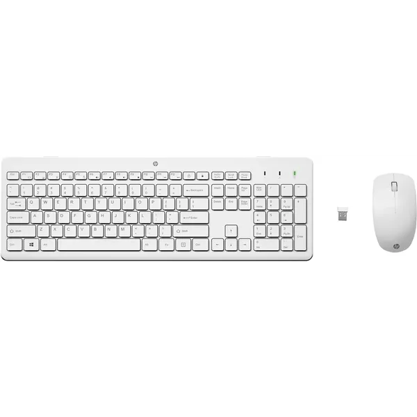 Teclado y Ratón Inalámbricos HP 230/ Blanco