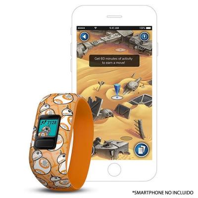 PULSERA CUANTIFICADORA INFANTIL GARMIN VIVOFIT JR 2 BB-8 -