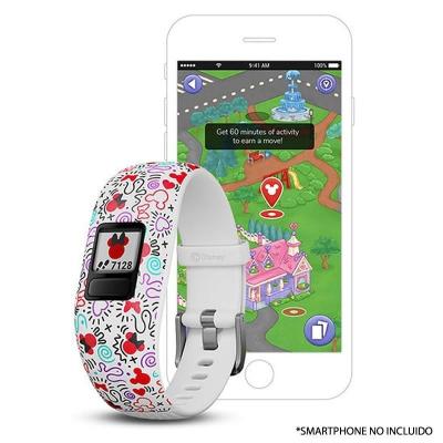 PULSERA CUANTIFICADORA INFANTIL GARMIN VIVOFIT JR 2 MINNIE