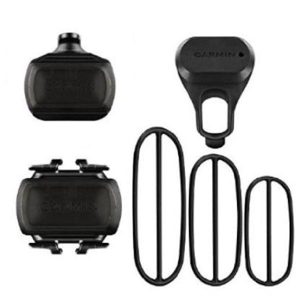 SENSOR DE VELOCIDAD Y CADENCIA  PARA BICICLETA GARMIN 010-12104-00 - FÁCIL INSTALAR/CUIDAR - COLOR NEGRO