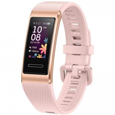 PULSERA CUANTIFICADORA HUAWEI BAND 4 PRO PINK GOLD - PANTALLA