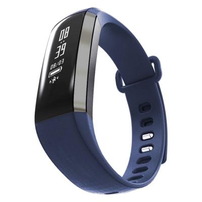 PULSERA CUANTIFICADORA LEOTEC FITNESS HEALTH AZUL - PANTALLA