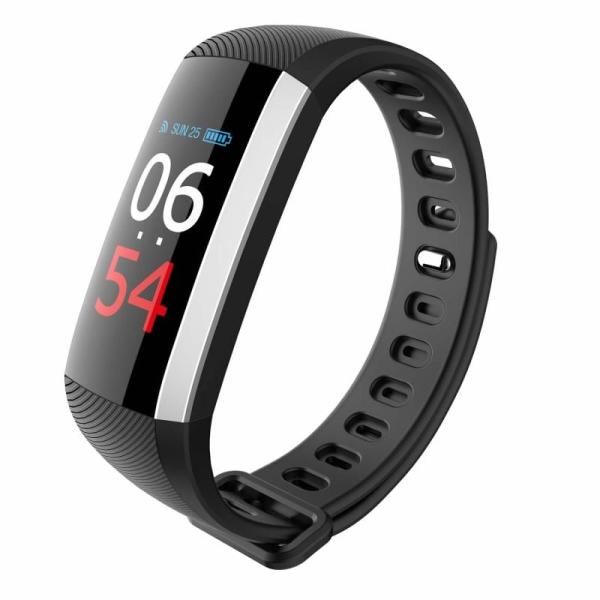 PULSERA LEOTEC SMARTBAND COLOR HEALTH NEGRA - PANTALLA OLED COLOR - BT4.0 - SENSOR RITMO CARDIACO/TENSION ARTERIAL/OXIGENO EN SA