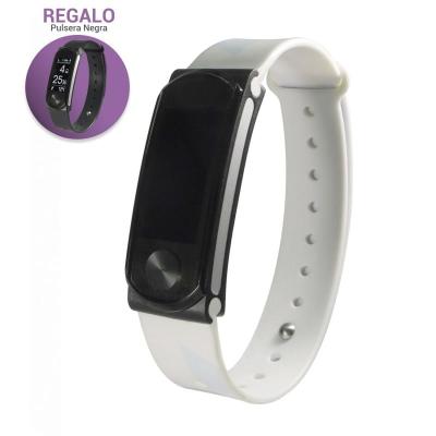 PULSERA LEOTEC SMARTBAND COOL HR SKY - PANTALLA 2.4CM - BT4.0 -