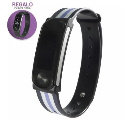 PULSERA LEOTEC SMARTBAND COOL HR STRIPED - PANTALLA 2.4CM -