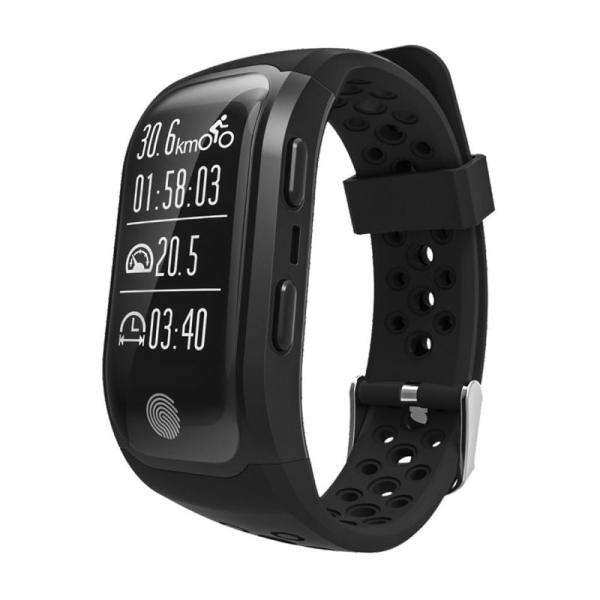 PULSERA LEOTEC GPS TRAINING BAND NEGRA - PANTALLA OLED 2.8CM - BT4.0 - SENSOR CARDIACO - MULTISPORTS - RESIST AGUA - NOTIFICACIO