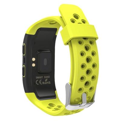 PULSERA LEOTEC GPS TRAINING BAND VERDE - PANTALLA OLED 2.8CM -