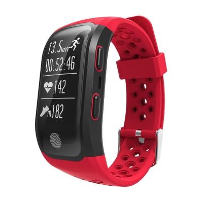 PULSERA LEOTEC GPS TRAINING BAND ROJA - PANTALLA OLED 2.8CM -