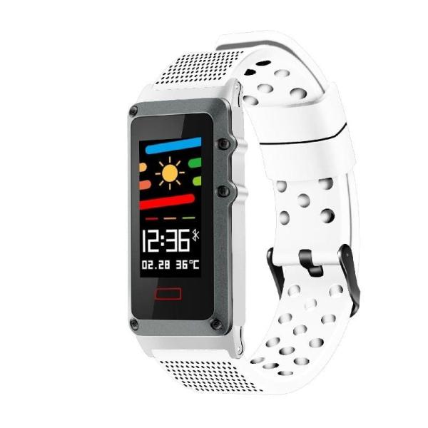 PULSERA CUANTIFICADORA LEOTEC FUNNY BAND WHITE - PANTALLA COLOR 2.44CM - BT - MULTISPORT - NOTIFICACIONES - IP67 - BAT.120MAH - 