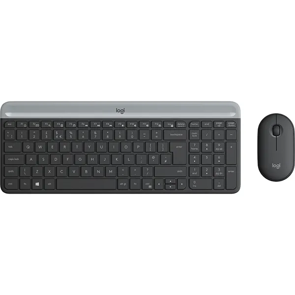 Teclado y Ratón Inalámbricos Logitech Slim Combo MK470