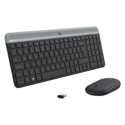 Teclado y Ratón Inalámbricos Logitech Slim Combo MK470