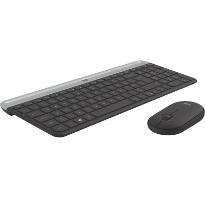 Teclado y Ratón Inalámbricos Logitech Slim Combo MK470