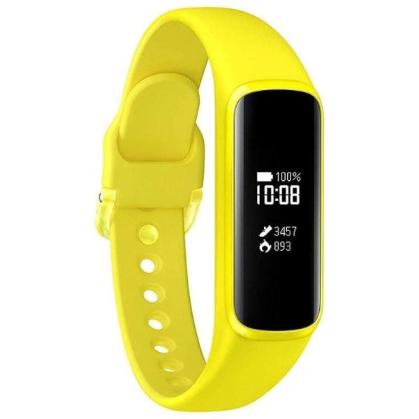 PULSERA CUANTIFICADORA SAMSUNG GALAXY FIT E YELLOW - PANTALLA 1.87CM PMOLED - BAT 70MAH - BT5.0 - NOTIFICACIONES - RESISTENTE AL