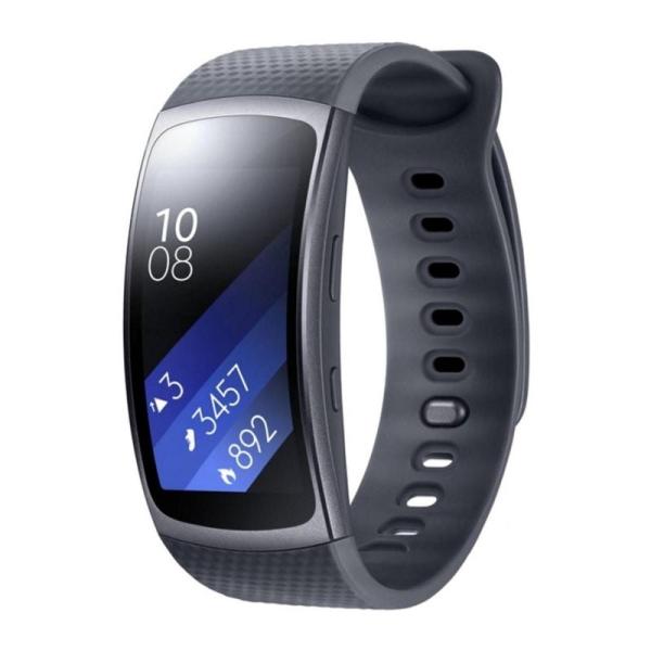 PULSERA CUANTIFICADORA SAMSUNG GEAR FIT 2 BLACK - PANTALLA 3.86CM SÚPER AMOLED - BT4.2 - GPS - SENSOR CARDIACO - TAMAÑO MUÑECA 1