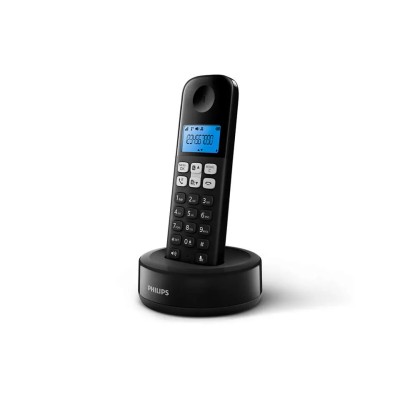 Teléfono Inalámbrico Philips D1611B/34/ Negro