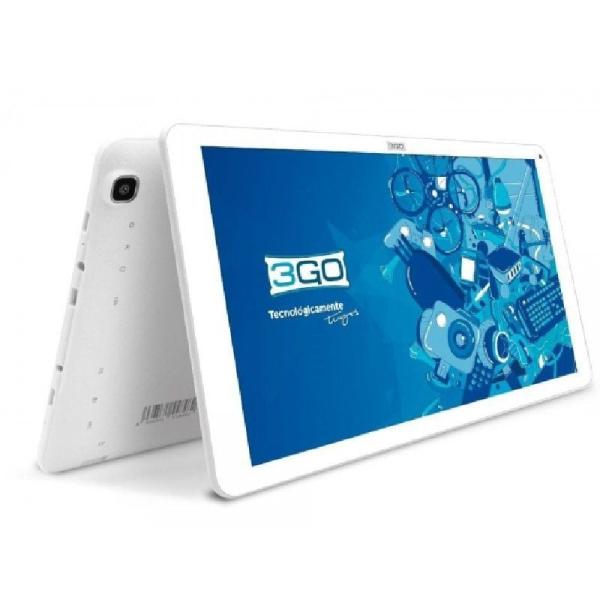 TABLET 3GO GT10K3IPS BLANCA - QC - 1GB RAM - 16GB - 10.1'/25.6CM 1024*600 - CAM 2/0.3MPX - WIFI - ANDROID 8.1 GO EDITION - BAT 2