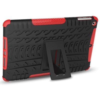 FUNDA E-VITTA RUGGED RED - PARA IPAD 2017-2018 - POSICIÓN STAND