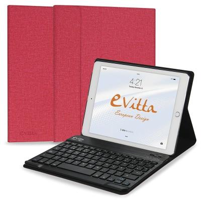 FUNDA CON TECLADO EXTRAIBLE E-VITTA KEYTAB BLUETOOTH ROJA PARA