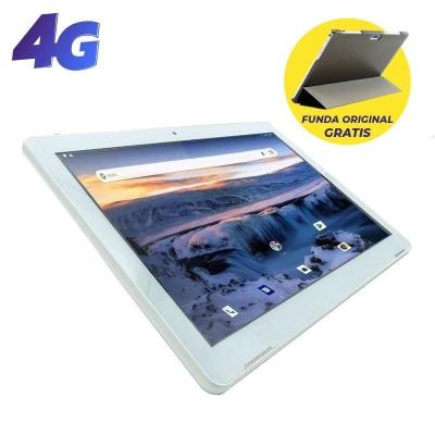 Tablet Innjoo Superb Plus 10.1'/ 3GB/ 32GB/ 4G/ Blanca + Funda