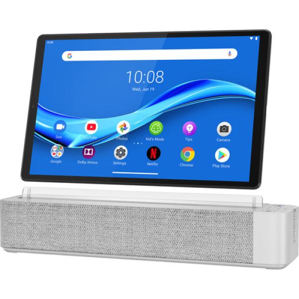 Tablet Lenovo Smart Tab M10 FHD Plus 10.3'/ 4GB/ 128GB/ Gris Platino/ Incluye Smart Dock