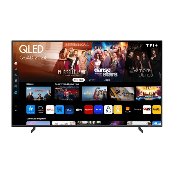 Televisor Samsung QLED Q64D TQ55Q64DAU 55'/ Ultra HD 4K/ Smart TV/ WiFi