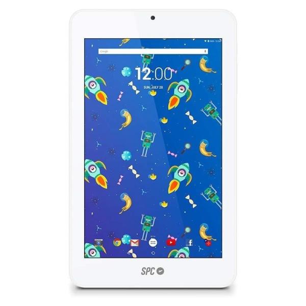 TABLET SPC FLOW 7 BLANCA - QC A53 1.3GHZ - 1GB DDR3 - 8GB - 7'/17.7CM 1024*600 - CAM 0.3MPX - MICRO USB - BAT 2500MAH - ANDROID