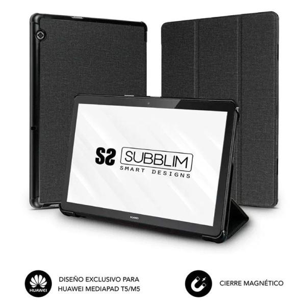 Funda Subblim Shock Case para Tablet Huawei Mediapad T5/M5/ Negra