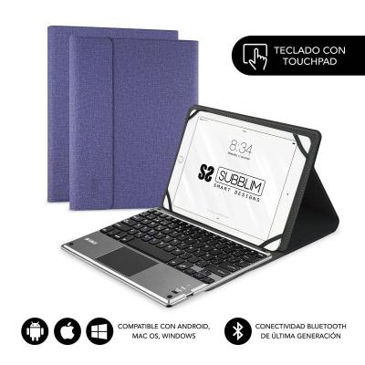 Funda con Teclado Subblim Keytab Pro Bluetooth Touchpad para