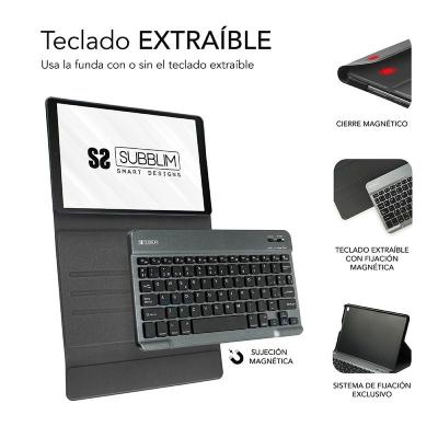 Funda con Teclado Subblim KeyTab Pro Bluetooth para Tablets