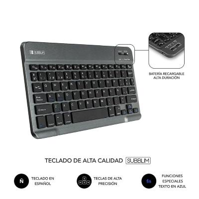 Funda con Teclado Subblim KeyTab Pro Bluetooth para Tablets