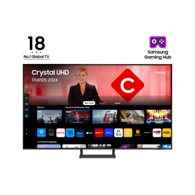 Televisor Samsung Crystal UHD TU55DU8505 55'/ Ultra HD 4K/