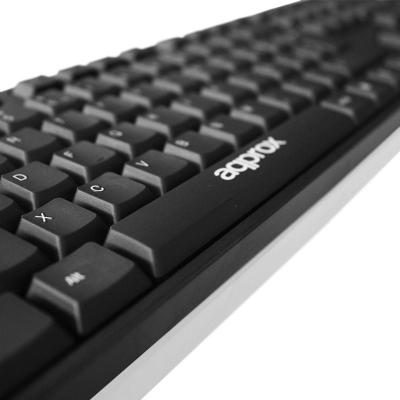 TECLADO APPROX VALUE V5 - DISEÑO LIGERO Y COMPACTO - TECLAS CON