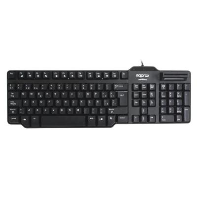 TECLADO CON LECTOR DNIe APPROX APPKBDNIV2 - COMPATIBLE CON