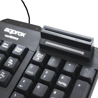 TECLADO CON LECTOR DNIe APPROX APPKBDNIV2 - COMPATIBLE CON