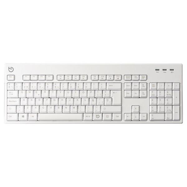 Teclado Inalámbrico Hiditec K400/ Blanco