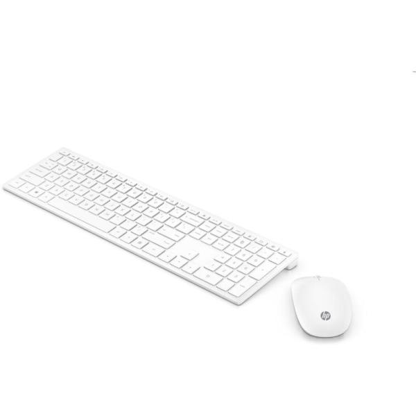 TECLADO Y RATÓN INALÁMBRICOS HP PAVILION 800 BLANCO - RECEPTOR NANO USB - TECLADO 2*AAA - RATÓN 2*AAA