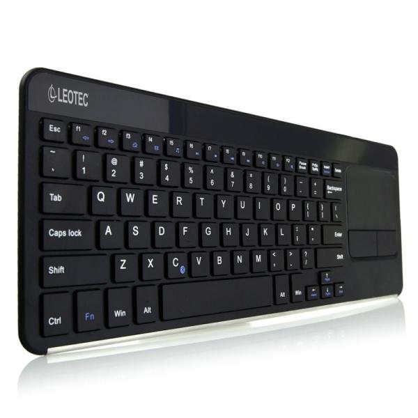 TECLADO INALÁMBRICO LEOTEC LEWKB01 - DISEÑO ULTRAFINO - NANO RECEPTOR USB - TOUCH PAD - INDICADO PARA CENTROS MULTIMEDIA/SMART T