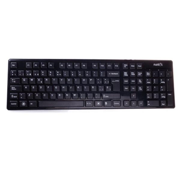 TECLADO NATEC STARFISH BLACK - 107 TECLAS - USB 2.0