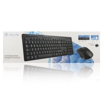 TECLADO Y RATÓN INALÁMBRICOS NGS ÉPSILON KIT - 2.4GHZ - RATÓN