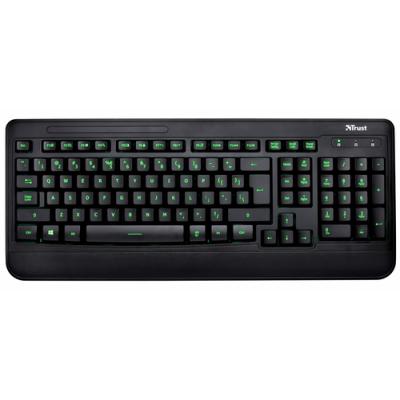 TECLADO ILUMINADO TRUST ELIGHT - TECLAS CON LED BRILLANTE - 3