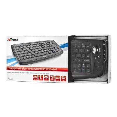 Teclado Inalámbrico Trust 17916 Adura/ Trackball