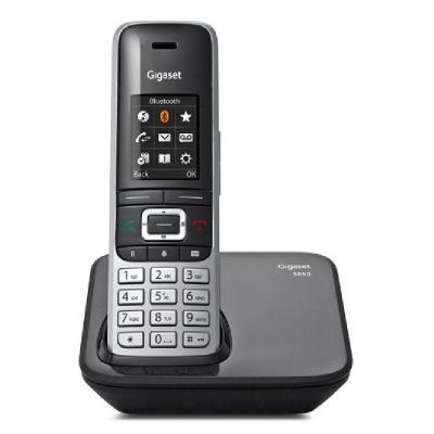 Teléfono Inalámbrico Gigaset S850/ Negro y Platino