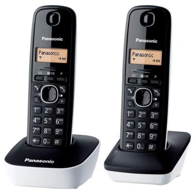 TELÉFONO INALÁMBRICO DECT PANASONIC KX TG1612JTW NEGRO/BLANCO -