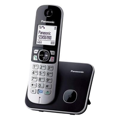 TELÉFONO INALÁMBRICO DECT PANASONIC KX TG6811JTB NEGRO- LCD