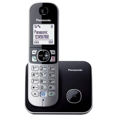 TELÉFONO INALÁMBRICO DECT PANASONIC KX TG6811JTB NEGRO- LCD