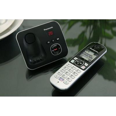 TELÉFONO INALÁMBRICO DECT PANASONIC KX TG6811JTB NEGRO- LCD