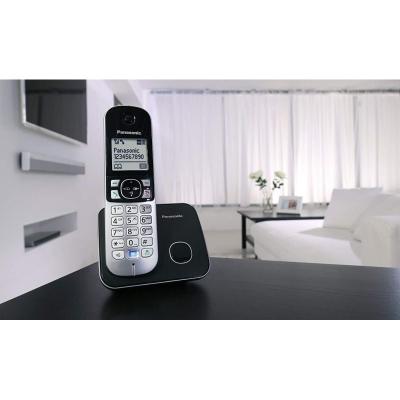 TELÉFONO INALÁMBRICO DECT PANASONIC KX TG6811JTB NEGRO- LCD