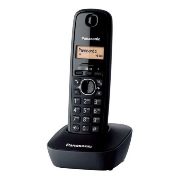 TELÉFONO INALÁMBRICO DECT PANASONIC KX-TG1611JTH NEGRO - IDENTIFICACIÓN LLAMADAS- 50 MEMORIAS - PANTALLA LCD - POSIBILIDAD INSTA