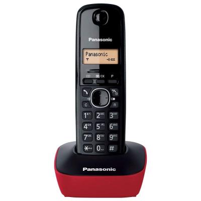 TELÉFONO INALÁMBRICO DECT PANASONIC KX-TG1611JTR NEGRO/ROJO -